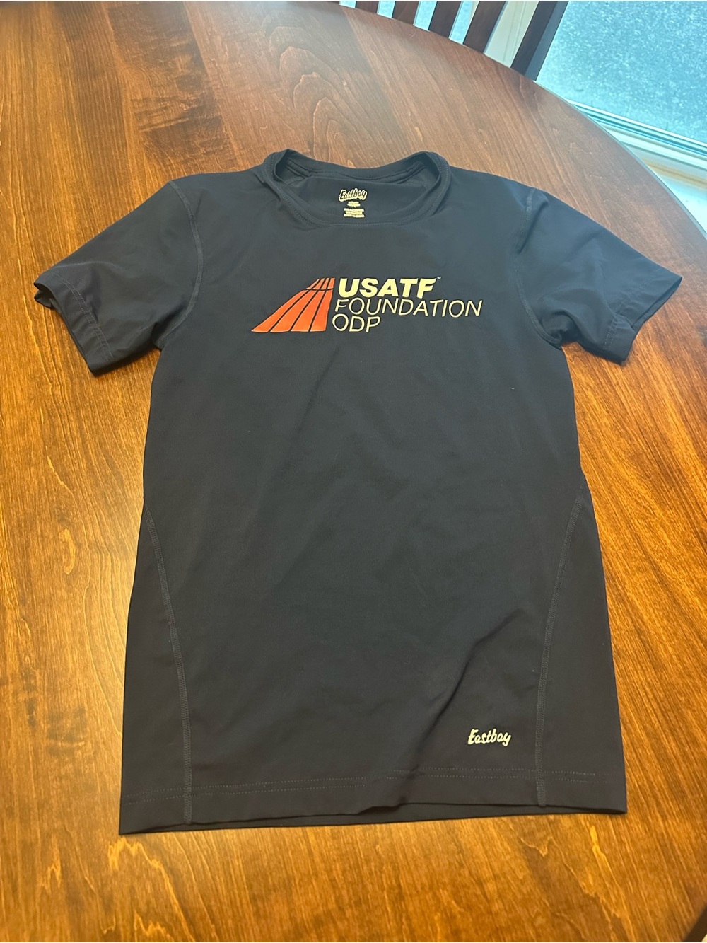 USATF Foundation ODP Graphic Tee - Navy with Red Logo